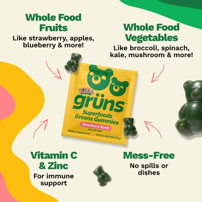 Grüns Kids Kitchen Shelf Gummy Choice