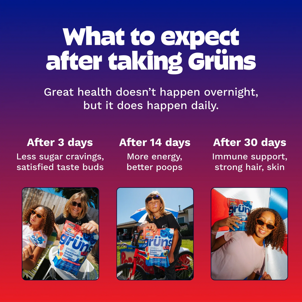 Popsicle® Firecracker Grüns Kids Daily Routine Supplement Pick