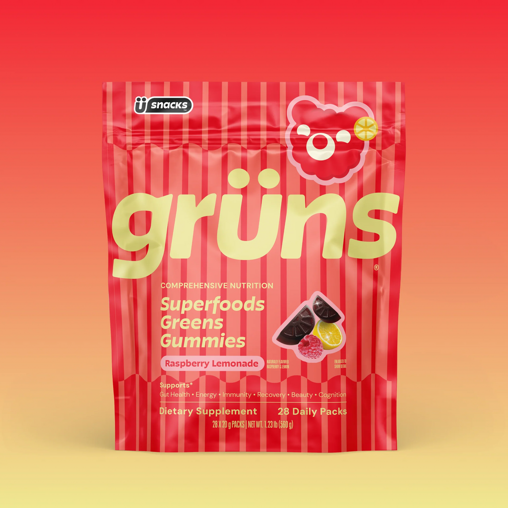 Grüns Raspberry Lemonade At-Home Supplement Gummies