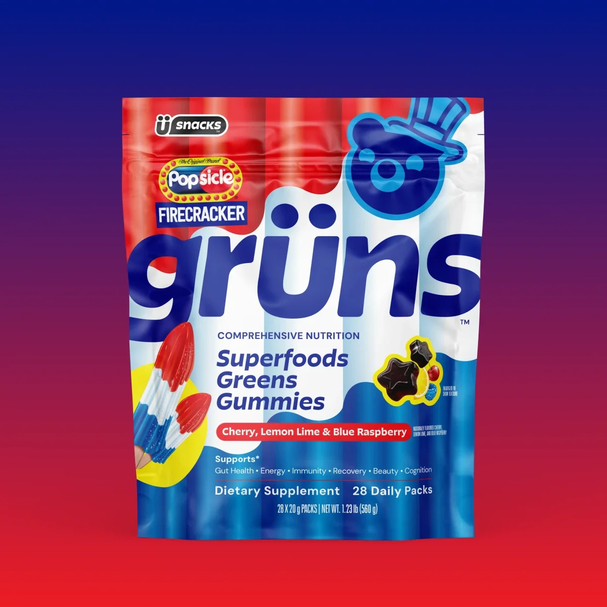 Popsicle® Firecracker Grüns Commute Supplement Choice
