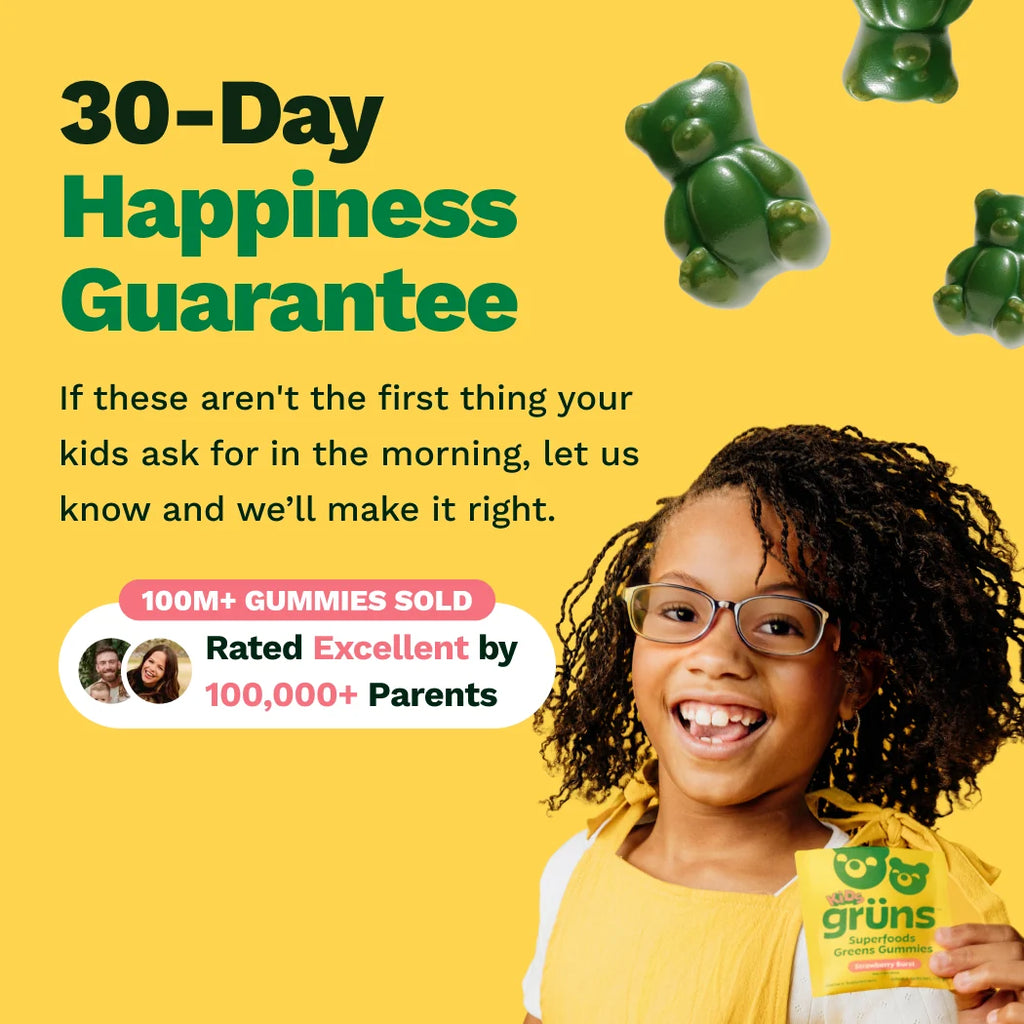 Grüns Kids Kitchen Shelf Gummy Choice