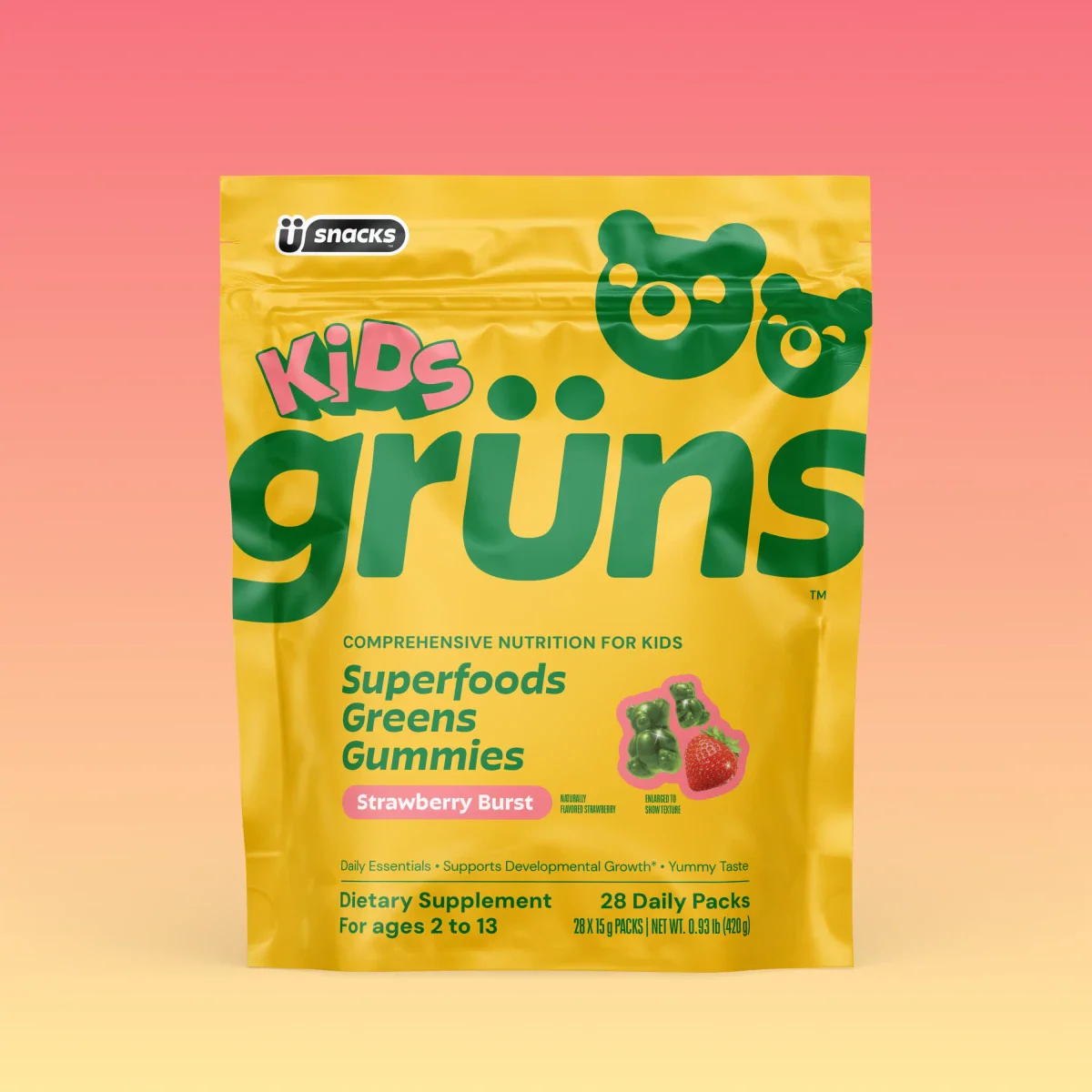 Grüns Kids Kitchen Shelf Gummy Choice