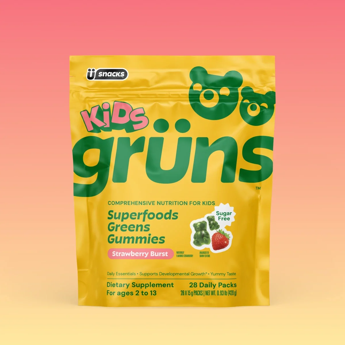 Grüns Kids Kitchen Shelf Gummy Choice