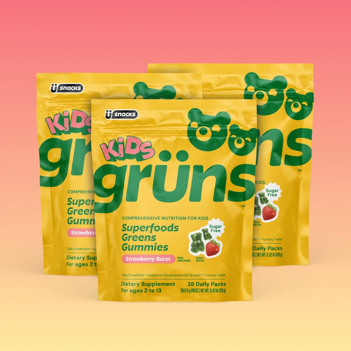 Grüns Kids Kitchen Shelf Gummy Choice